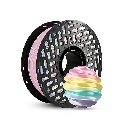 How Rainbow Silk PLA Filament Simplifies Color Inventory Management for 3D Printing Service Providers