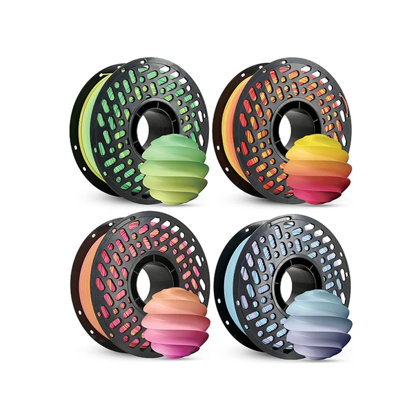 How Does the Combination of Matte Texture and Rainbow Colors Enhance the Market Appeal of Custom Toys?