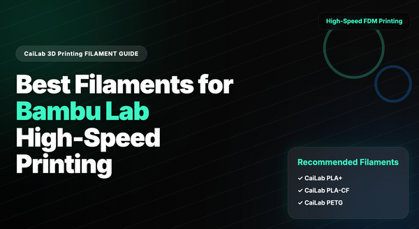 Best Filaments for Bambu Lab High-Speed Printing