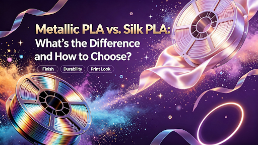 Metallic PLA vs. Silk PLA: What's the Difference and How to Choose?