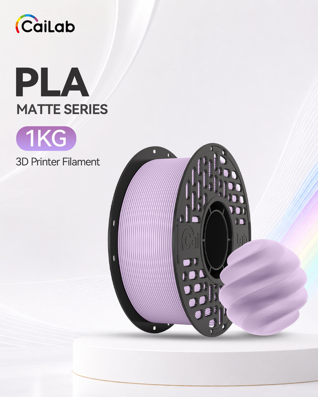 Matte PLA Filament. 1.75mm. 1kg Spool