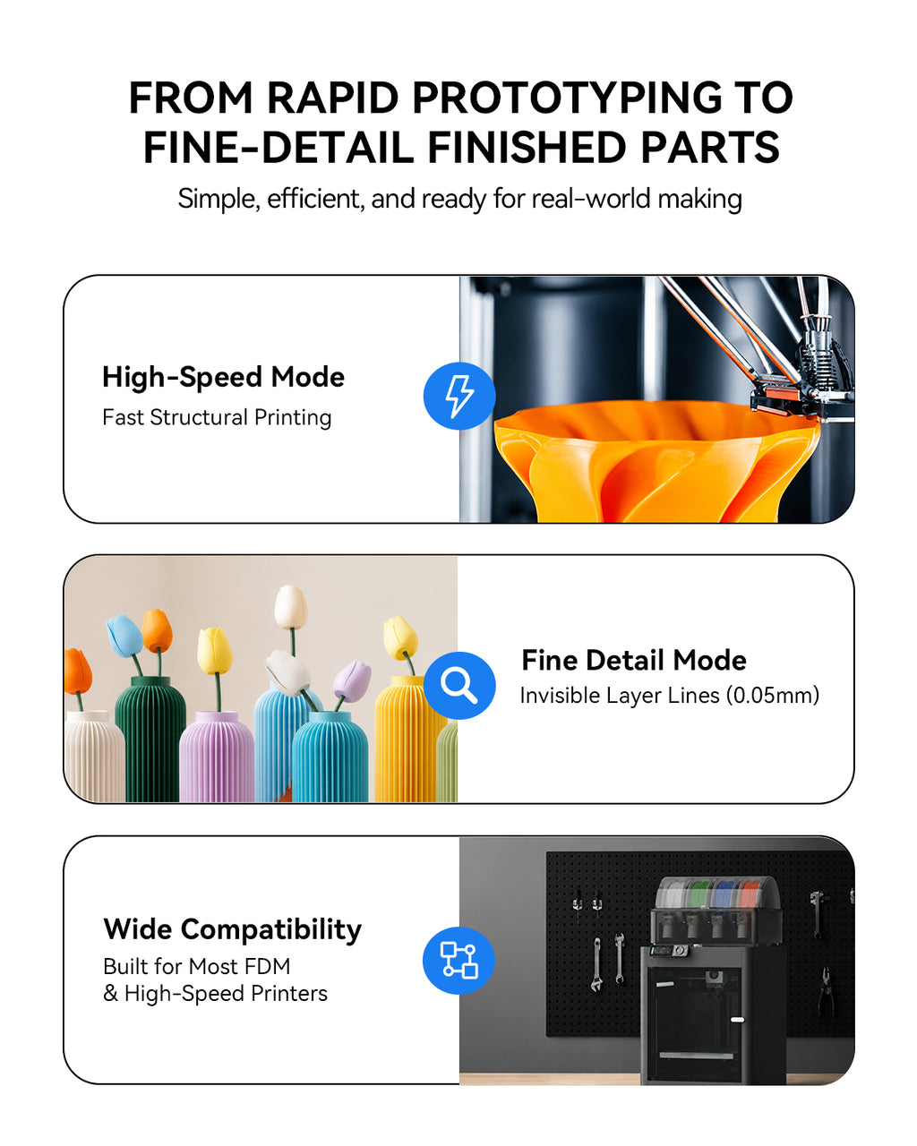 Matte PLA Filament. 1.75mm. 1kg Spool