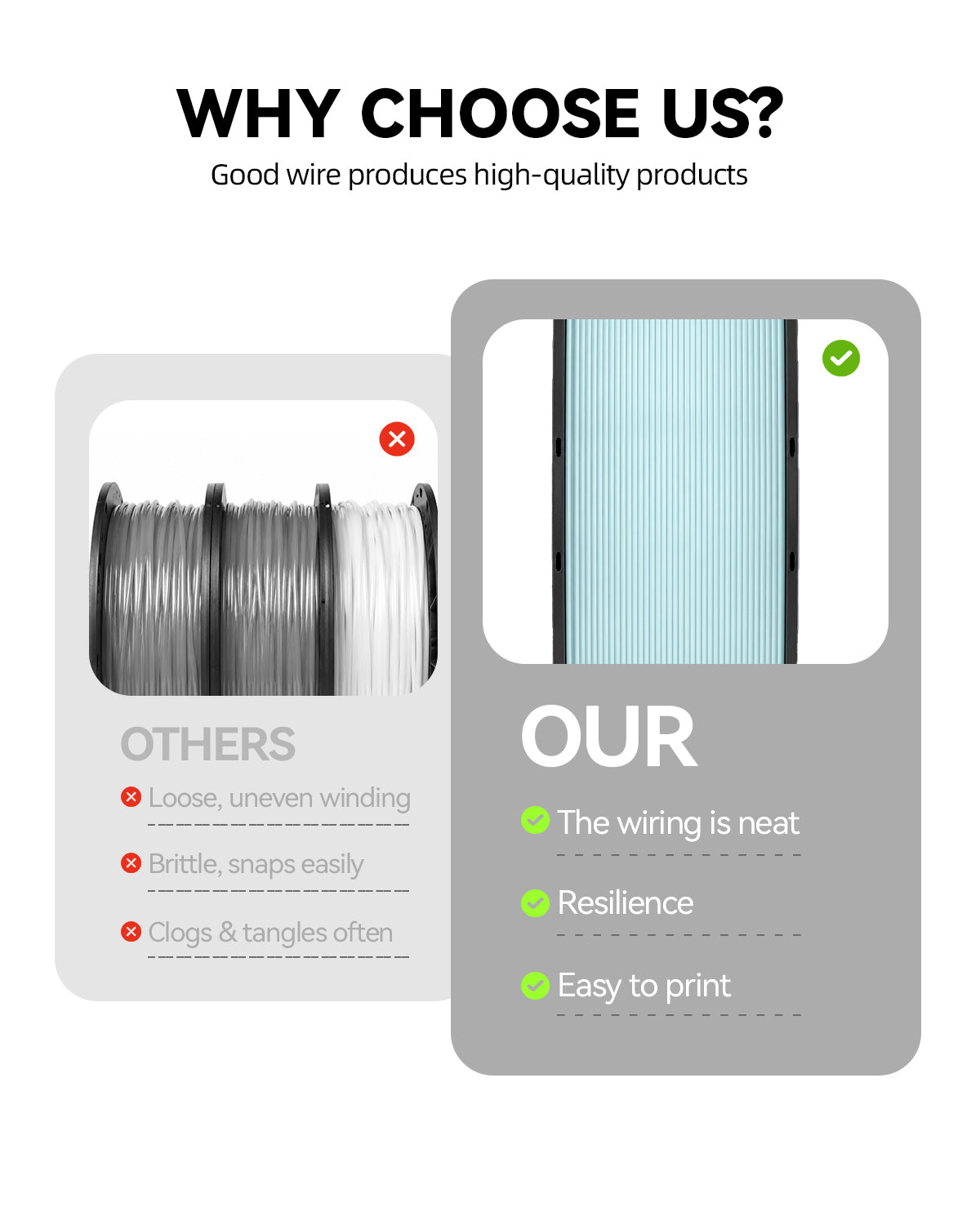 PLA Silk Glossy Filament. 1.75mm. 1kg Spool