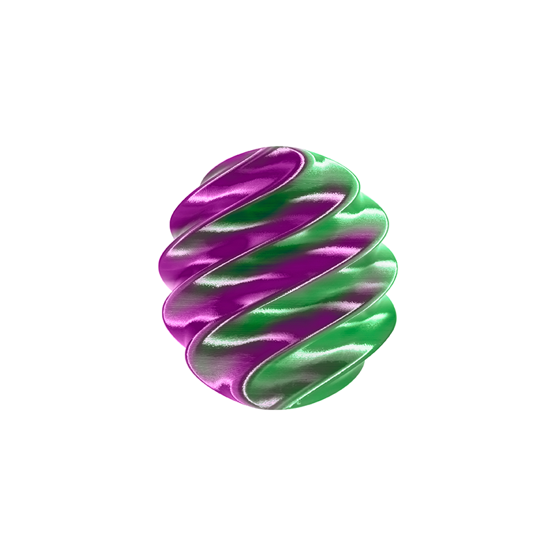 Multicolor Color PLA Silk Filament. 1.75mm. 1kg Spool