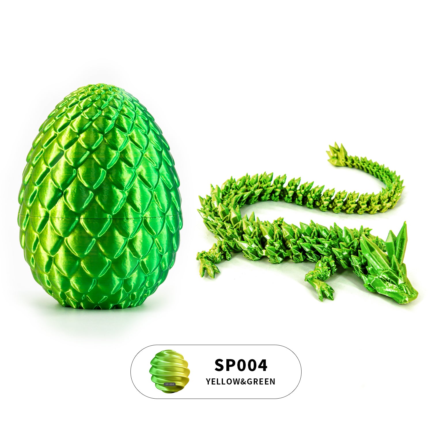 3D printed crystal dragon egg set