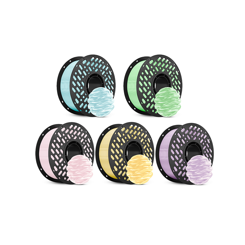 CAILAB | PLA Silk Filaments Combo - Vibrant Color Set for 3D Printing