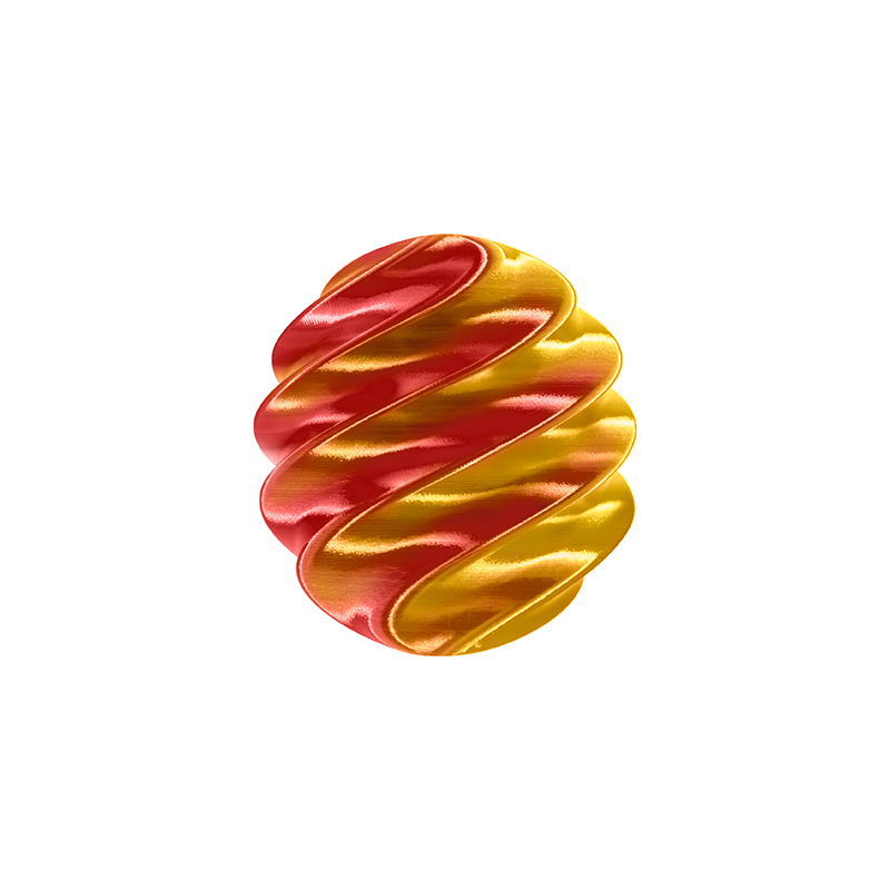 Multicolor Color PLA Silk Filament. 1.75mm. 1kg Spool