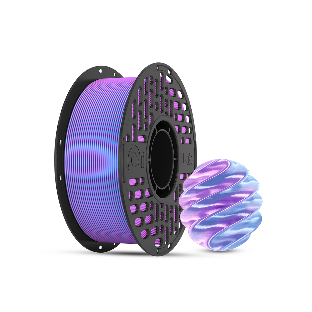 Multicolor Color PLA Silk Filament. 1.75mm. 1kg Spool