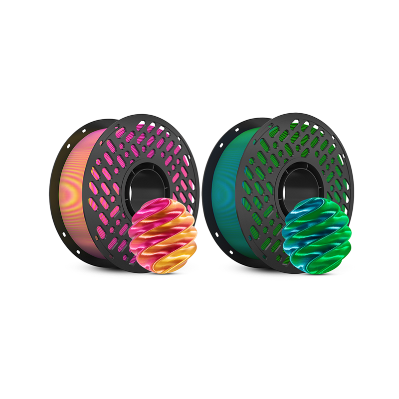 CAILAB | PLA Silk Filaments Combo - Vibrant Color Set for 3D Printing
