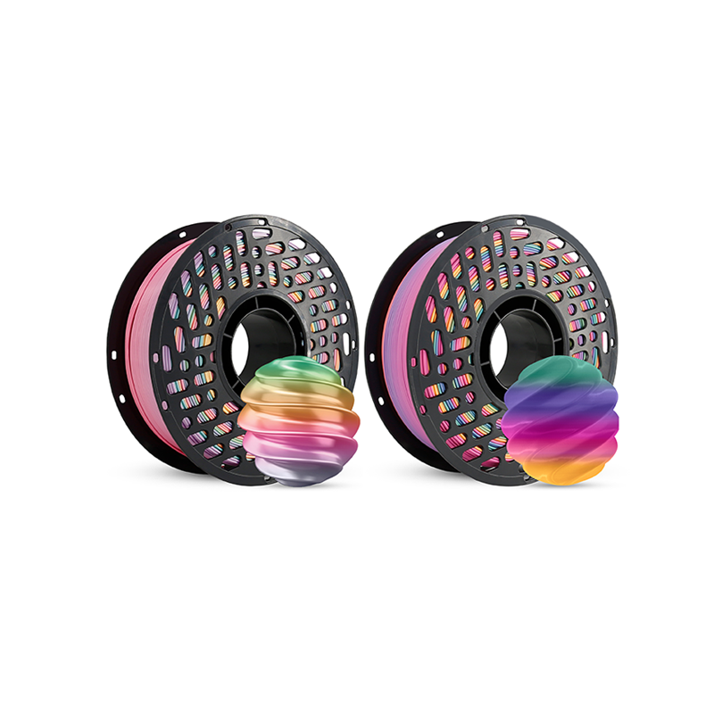 CAILAB | PLA Rainbow Filaments Combo - Multi-Color Set for 3D Printing
