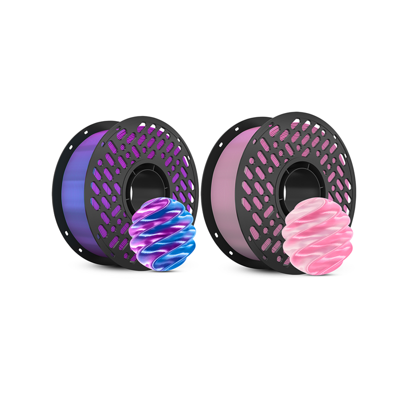 CAILAB | PLA Silk Filaments Combo - Vibrant Color Set for 3D Printing